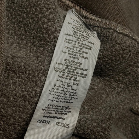 Nirvana Smiley Face Graphic Hoodie Brown Pullover Sweatshirt Mens Large TSH001 - Picture 7 of 7